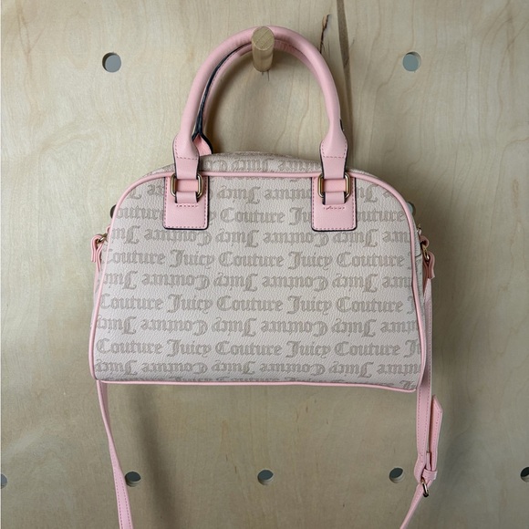 Juicy Couture Sandstone Fashionista Bowler Satchel Pink/Tan - Picture 6 of 11